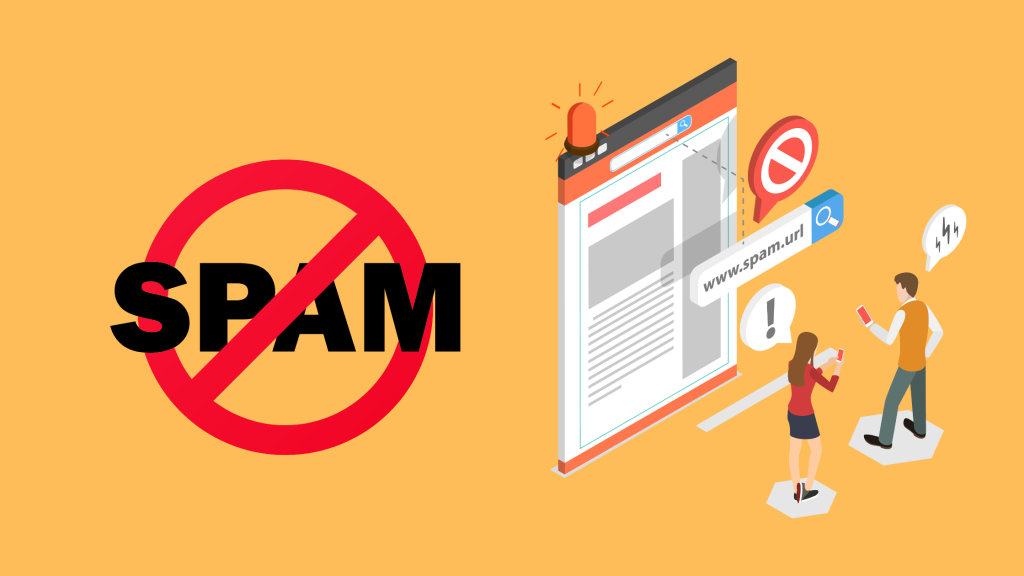 Landingpage Spam